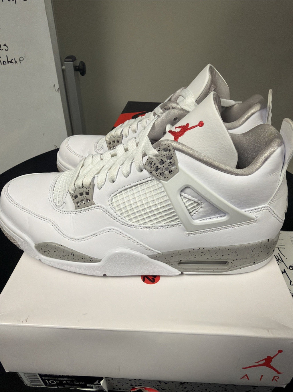 Air Jordan 4 Retro White Oreo Men's Size 10.5 CT8527-100