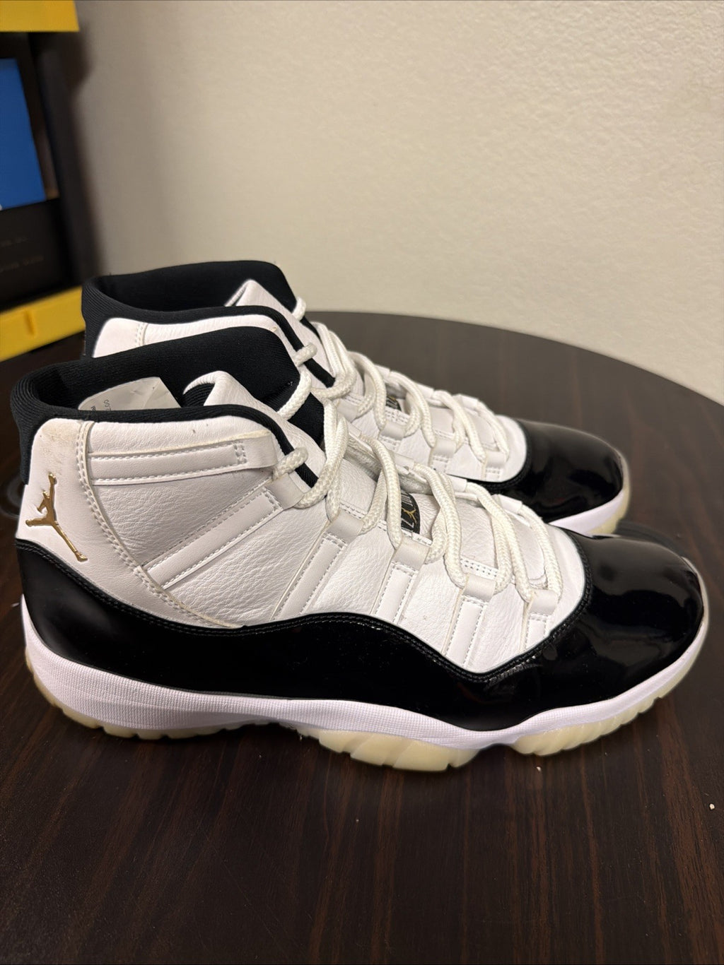 Jordan Air Jordan 11 Retro Gratitude White Metallic Gold Black 🔥🔥