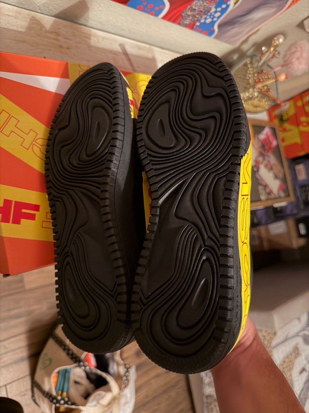 Sz 8 MSCHF TAP3 AF1 Air Force 1 Low 'Black Tape' (2022)