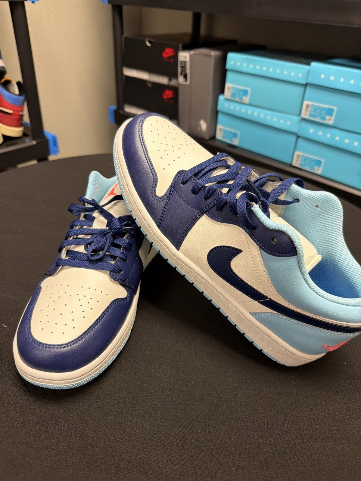 Air Jordan 1 Low Blue Sail Chill Men’s size 10