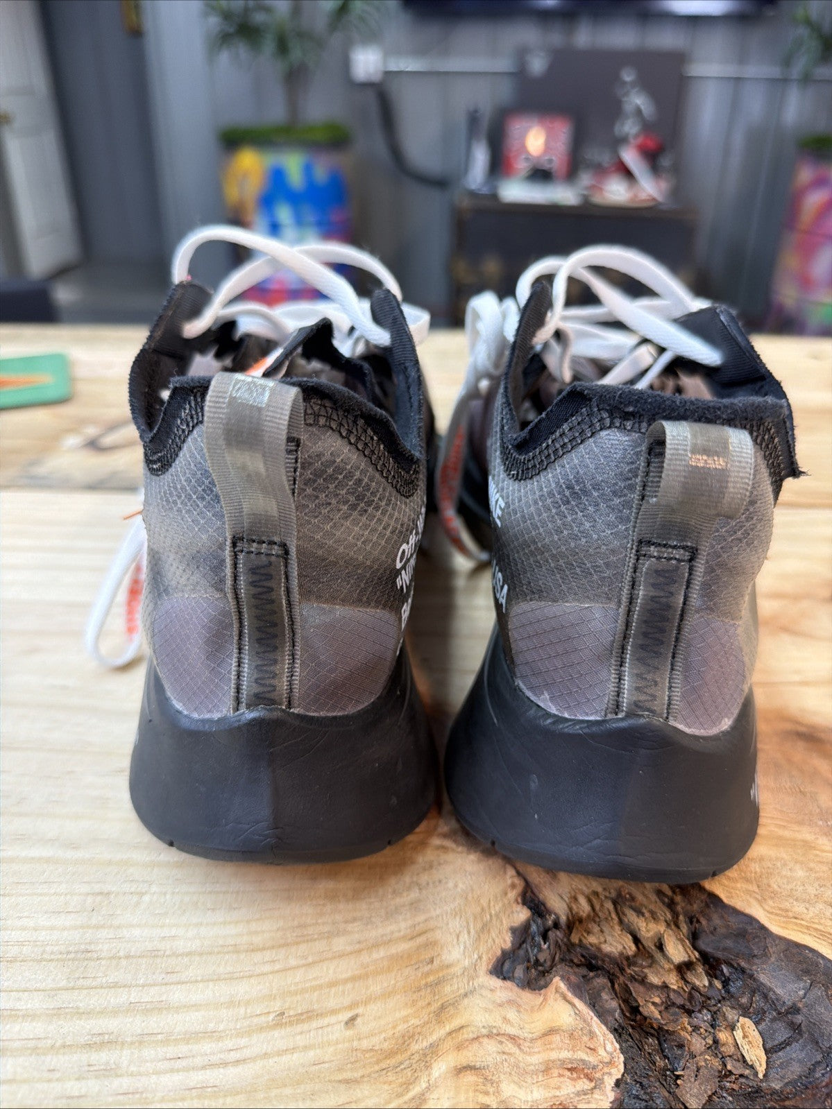 Size 10.5 - Nike Zoom Fly SP x OFF-WHITE Black 2018
