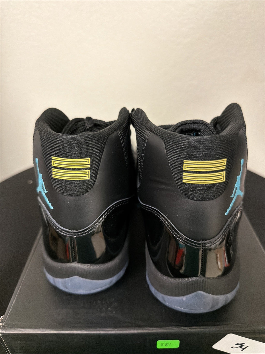 NIKE MENS AIR JORDAN 11 RETRO GAMMA BLACK BLUE CT8012-047-SIZE 10 NEW