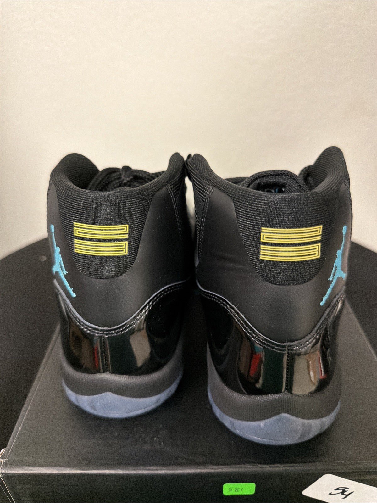 NIKE MENS AIR JORDAN 11 RETRO GAMMA BLACK BLUE CT8012-047-SIZE 10 NEW