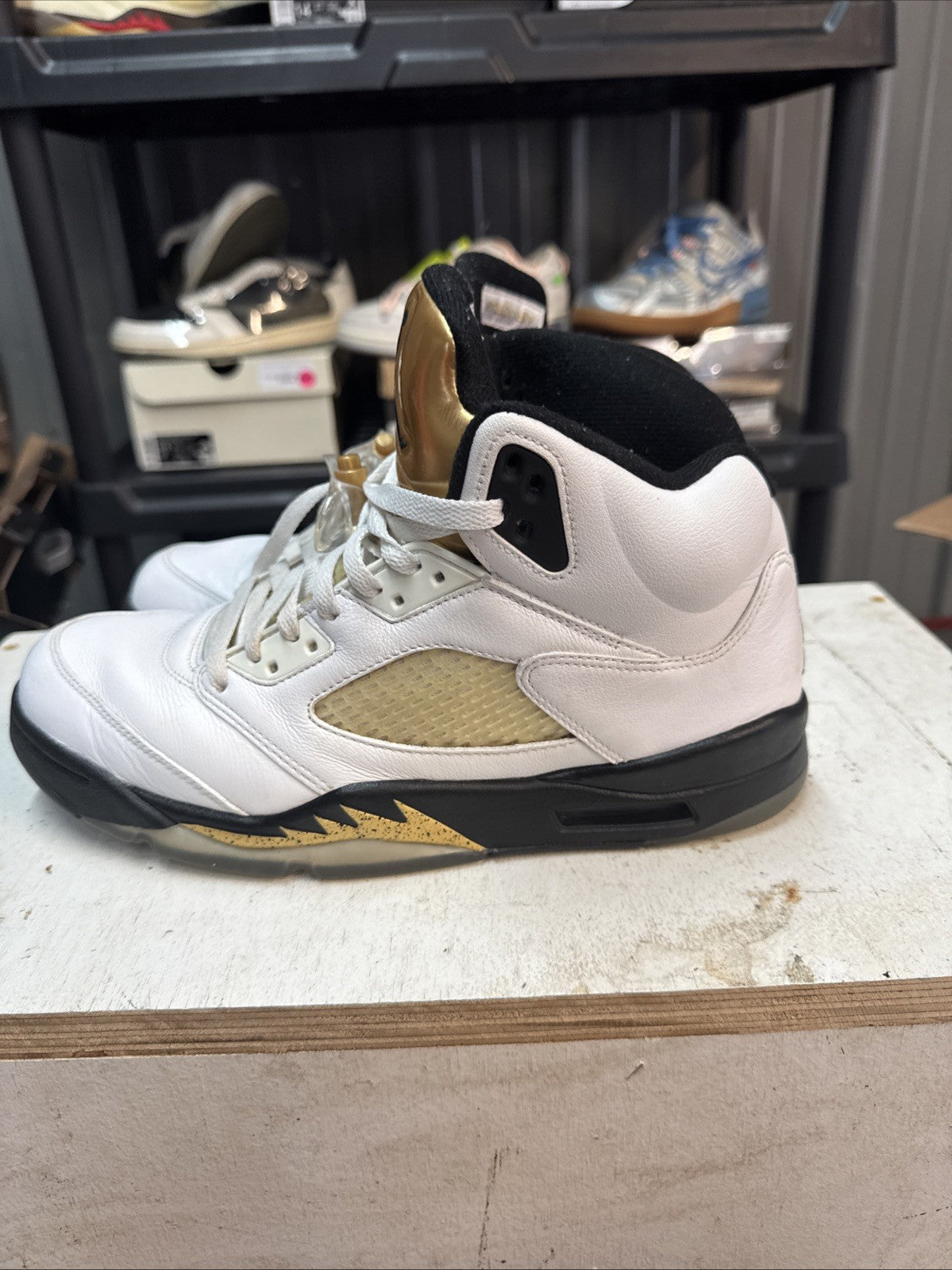 Size 11 - Nike Air Jordan 5 Retro “Olympic Gold”
