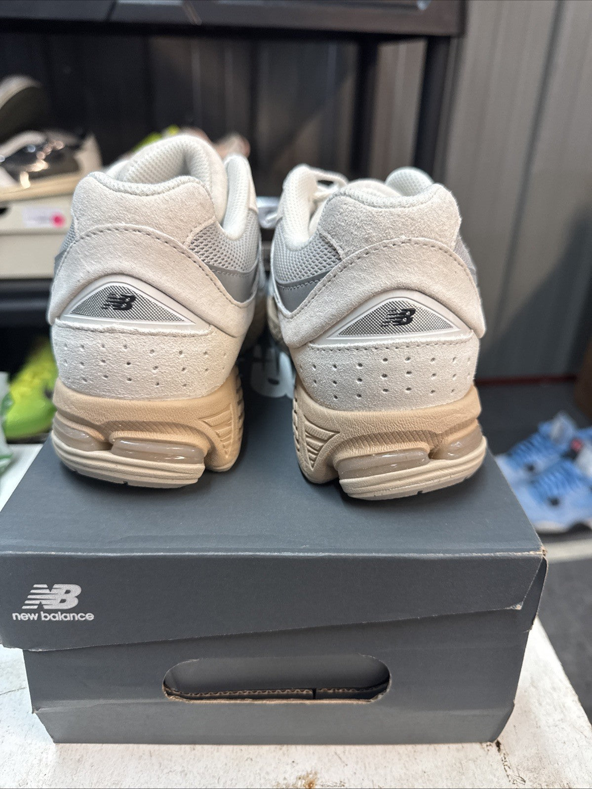Size 6.5 - New Balance 2002R Linen Raincloud/Black Cement