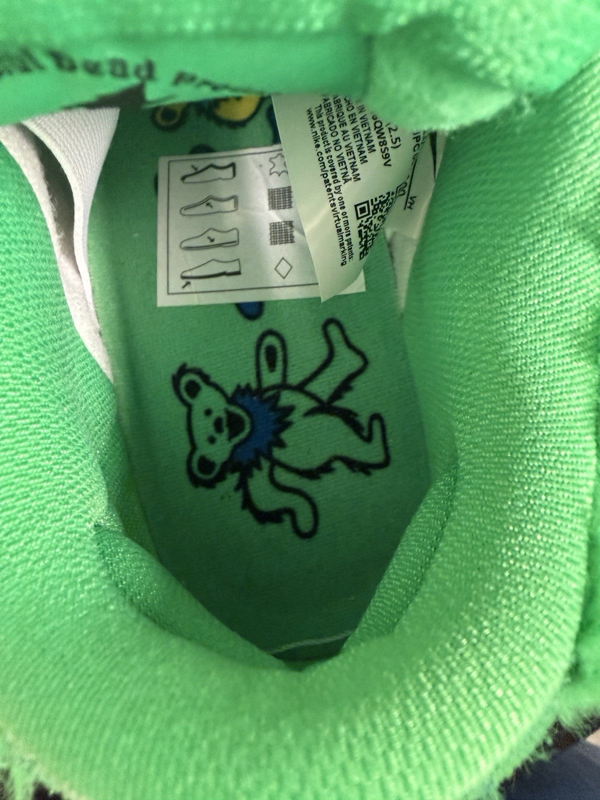 Nike SB Dunk Low Grateful Dead Bears Green - CJ5378-300