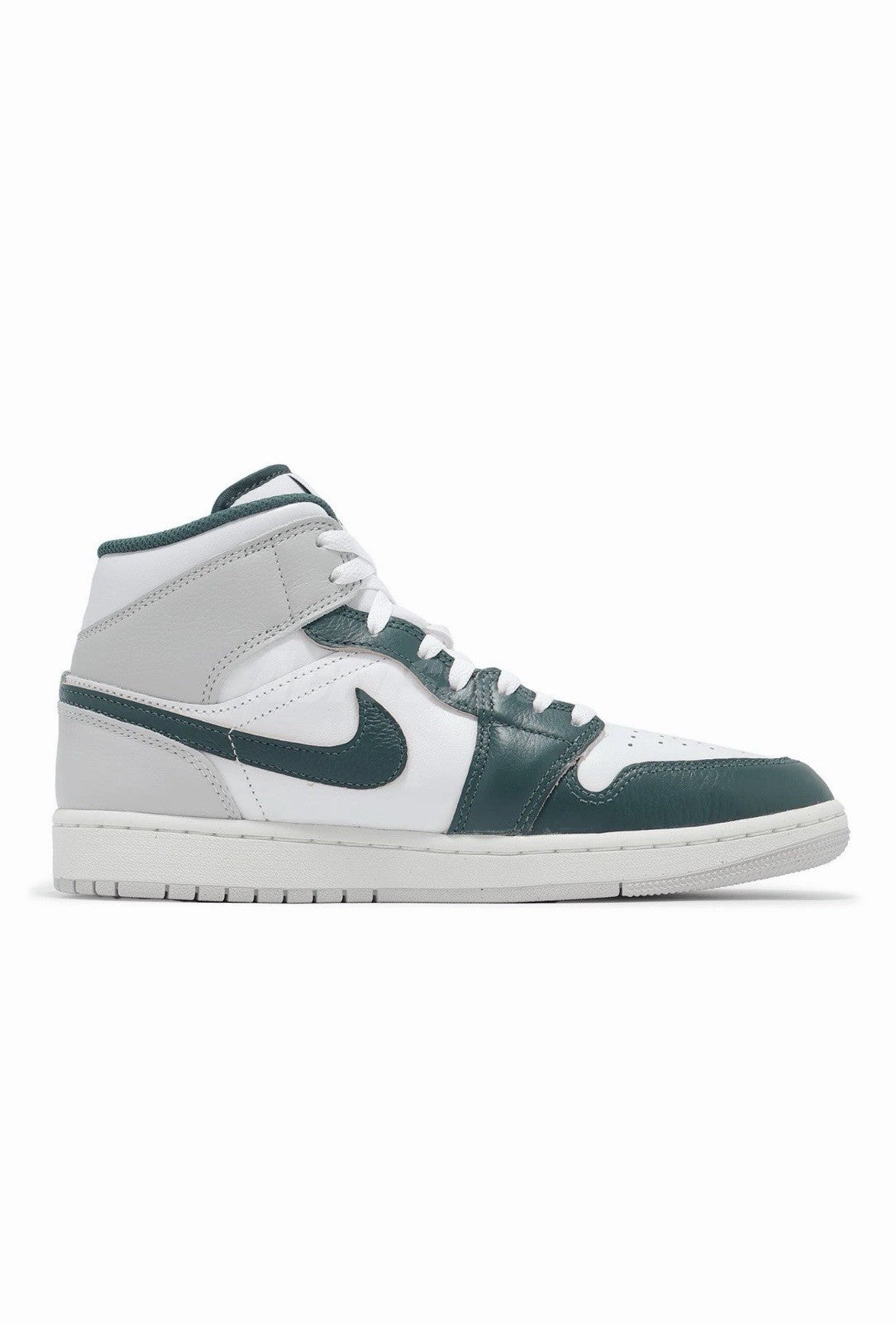 Nike Air Jordan 1 Mid SE White Sail Grey Oxidized Green Men Casual FQ7720-103