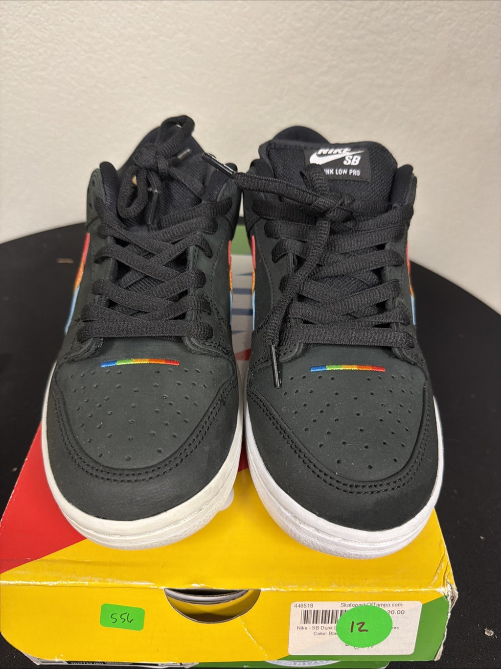 Size 9 - Polaroid x Nike Dunk SB Low Black