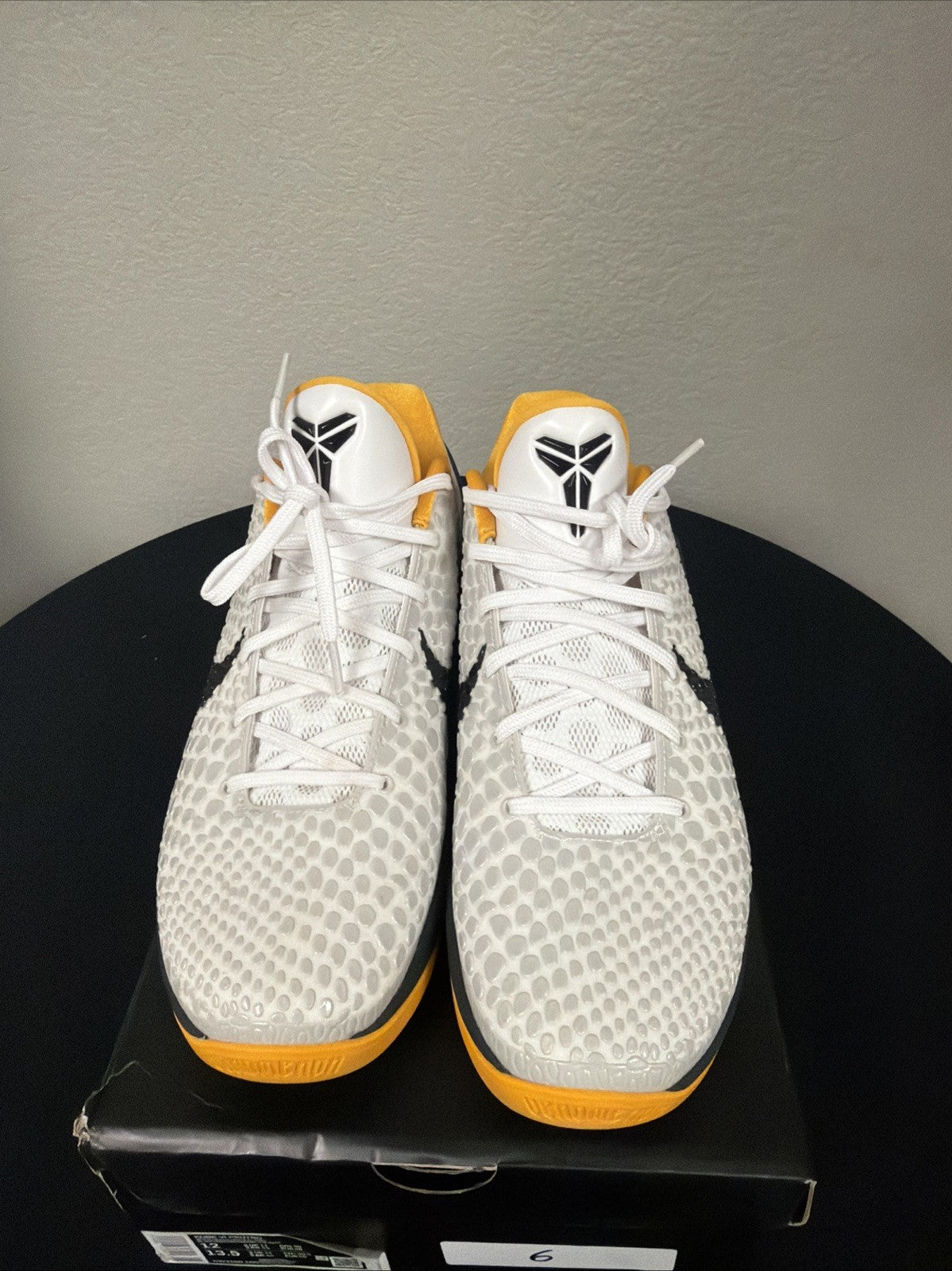 Nike Kobe 6 Protro White Men's Size 12 Del Sol 2021 CW2190-100