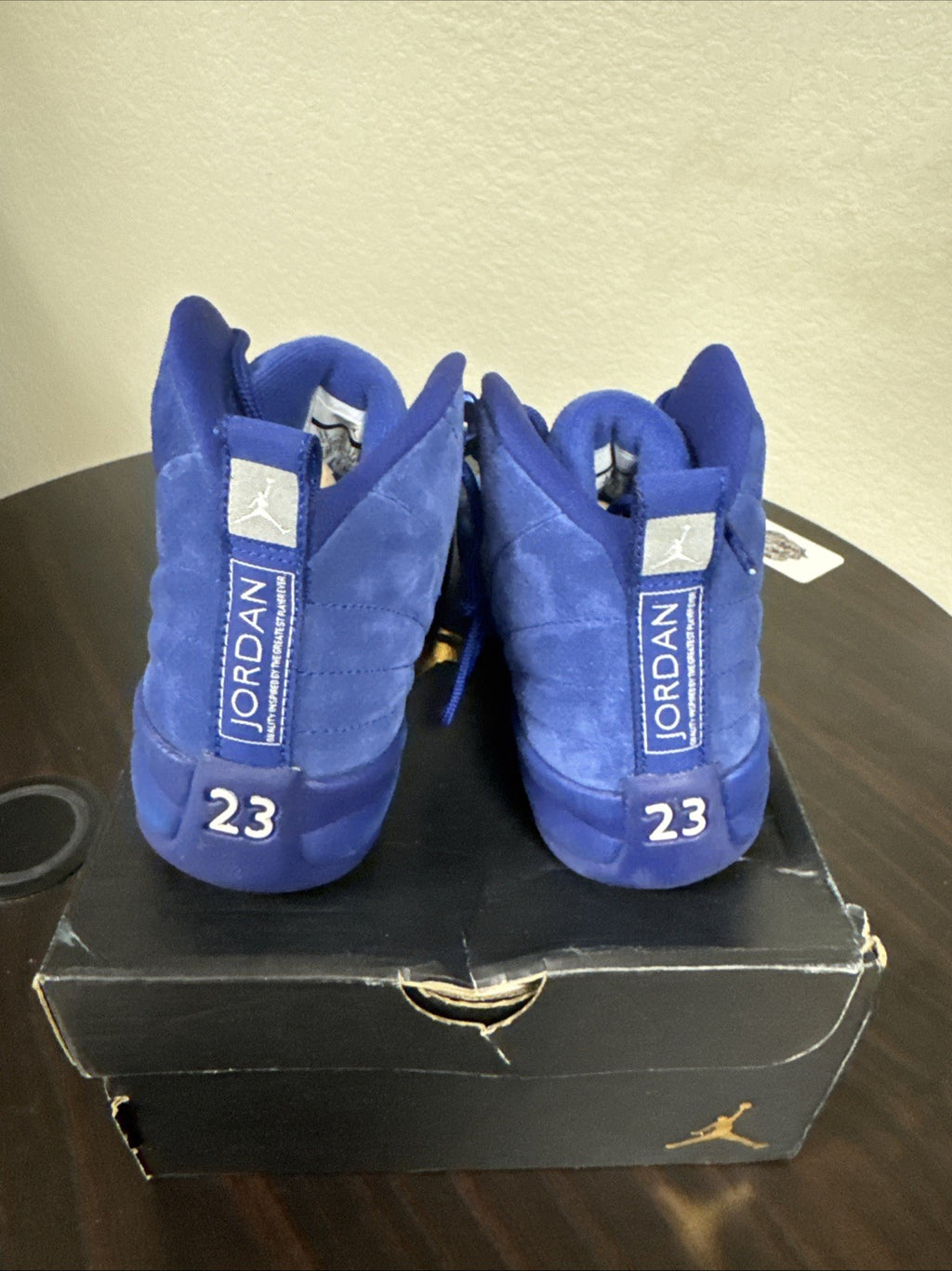 Size 5y - Jordan 12 Retro Deep Royal 2016