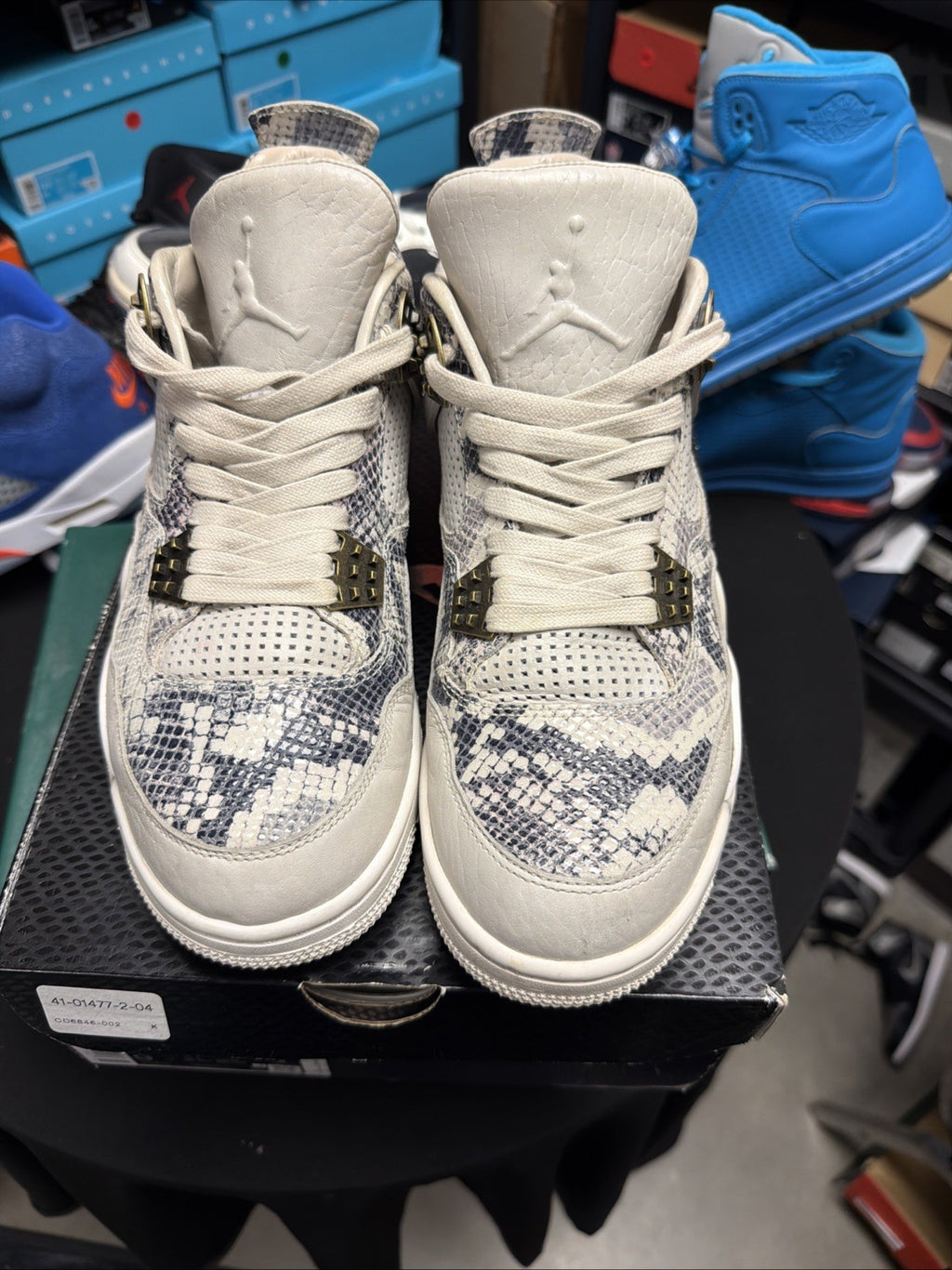 Size 9 - Air Jordan 4 Retro Premium Snakeskin