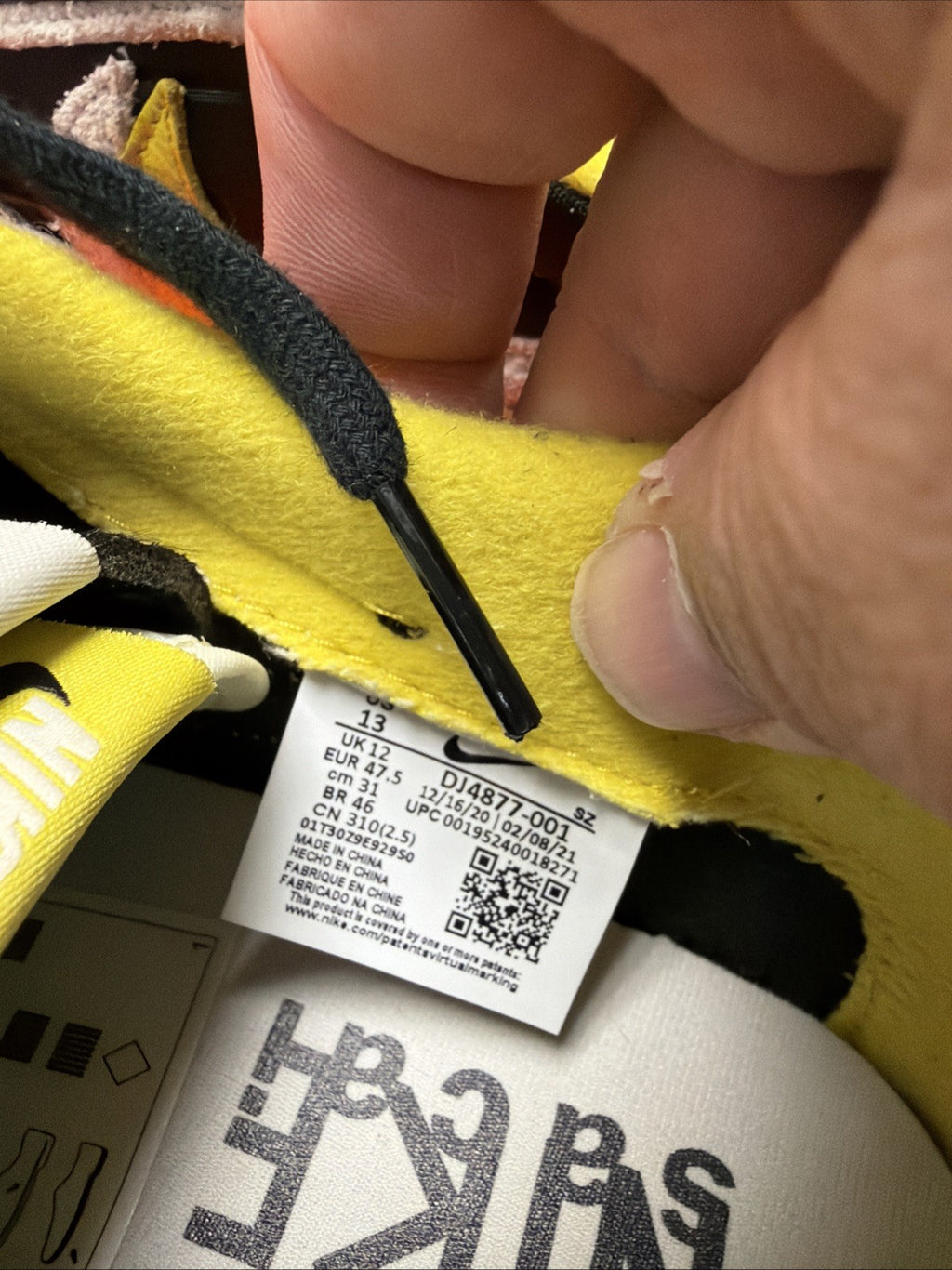 Size 13 - sacai x Undercover x Nike LDWaffle Bright Citron