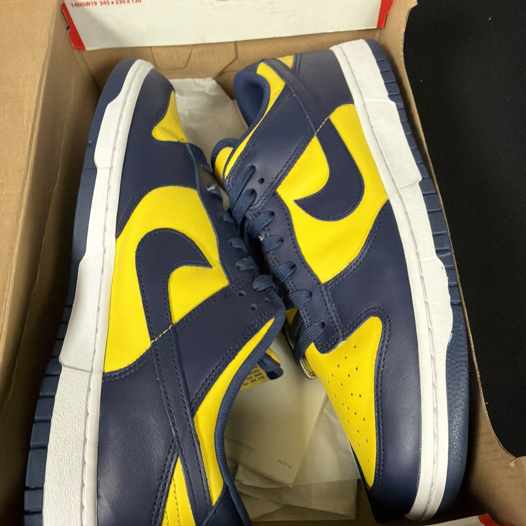 Nike Dunk Low 2021 ‘Michigan Wolverines’ Men’s Size 13 Sneakers | DD1391-700