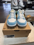 Size 4.5Y - Nike Dunk Low GS Blue Chill Yellow Strike White