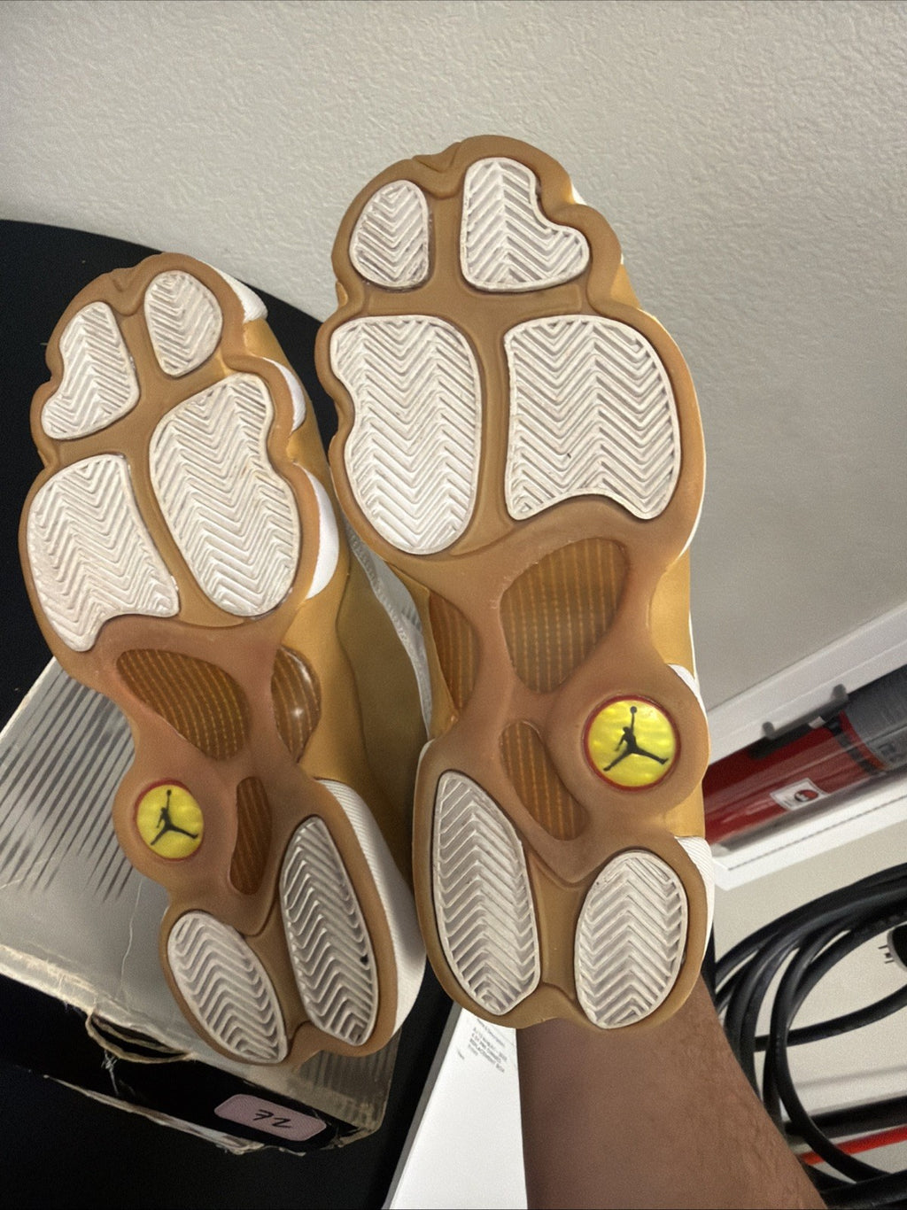 Nike Air Jordan 13 Retro Wheat White Size 4.5 Youth DJ3003-171