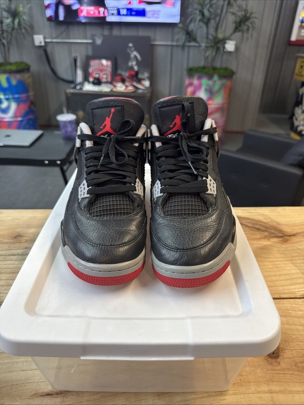 Size 9 - Jordan 4 Retro Bred Reimagined | Replacement Box