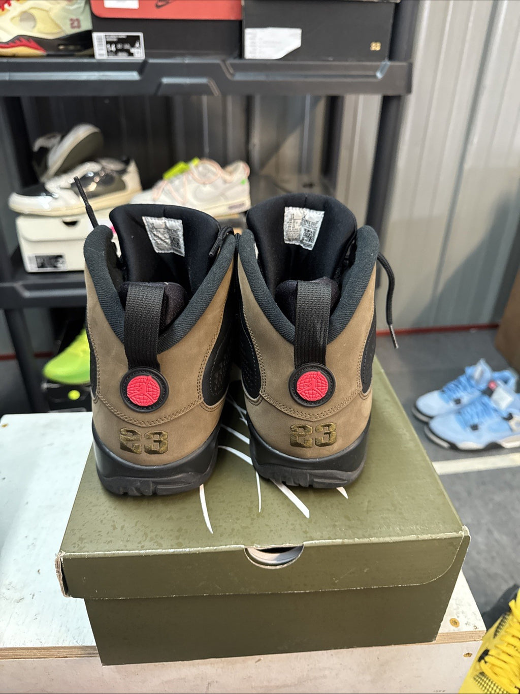 Air Jordan 9 Olive 2024 Size 13 | Replacement Box