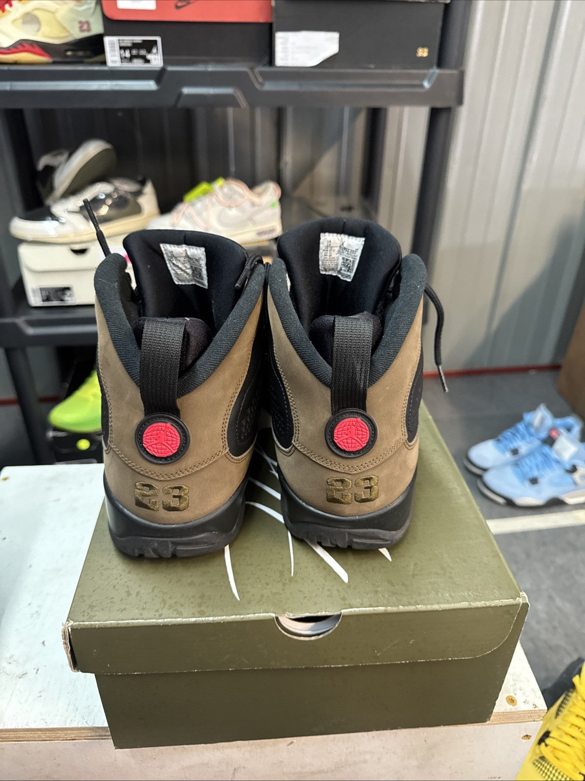 Air Jordan 9 Olive 2024 Size 13 | Replacement Box