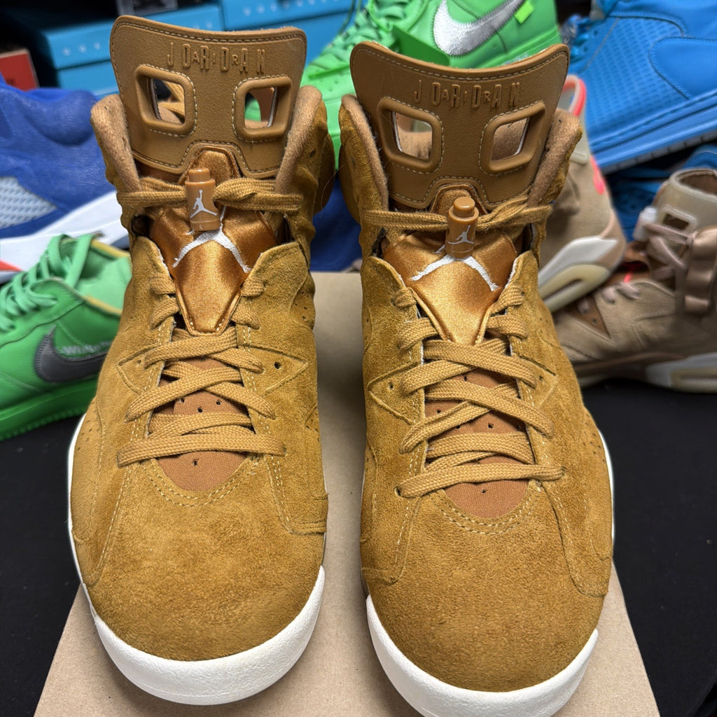 Nike Air Jordan 6 Retro Wheat 2017 Men's Size 10 Golden Harvest (209)
