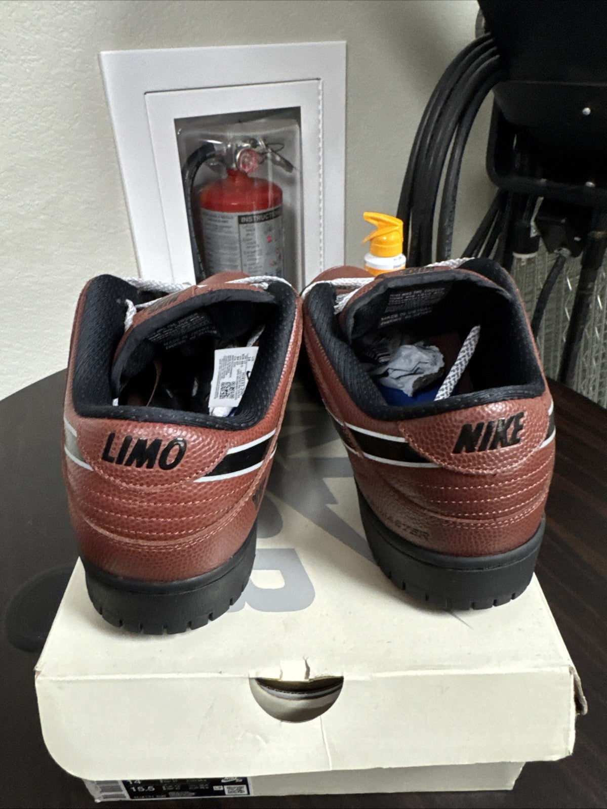 Size 14 - Limosine Skateboards x Nike Dunk SB Low Football