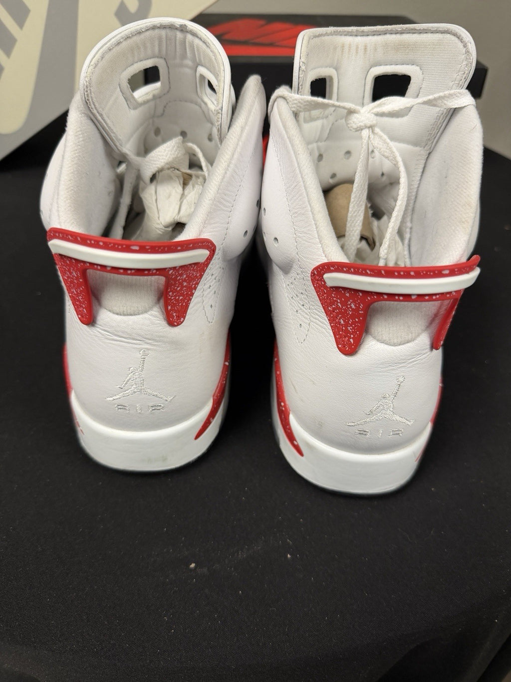 Nike Air Jordan 6 Retro White Red Oreo Mens Size 11 2022 CT8529-162 EUC
