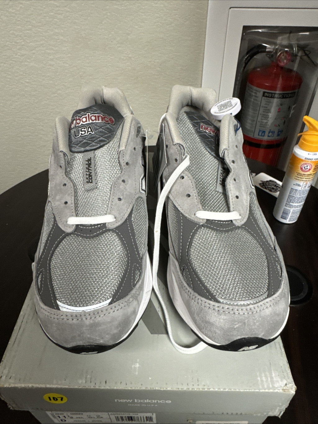 Size 11 - New Balance 990v4 Made in USA Grey Silver