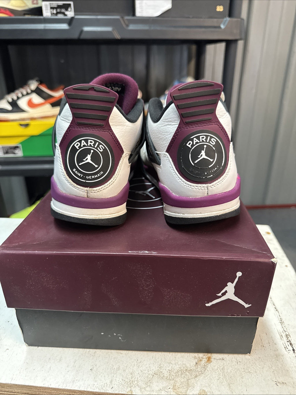 Size 6.5Y - Jordan Paris Saint-Germain x Air Jordan Kids 4 Retro GS