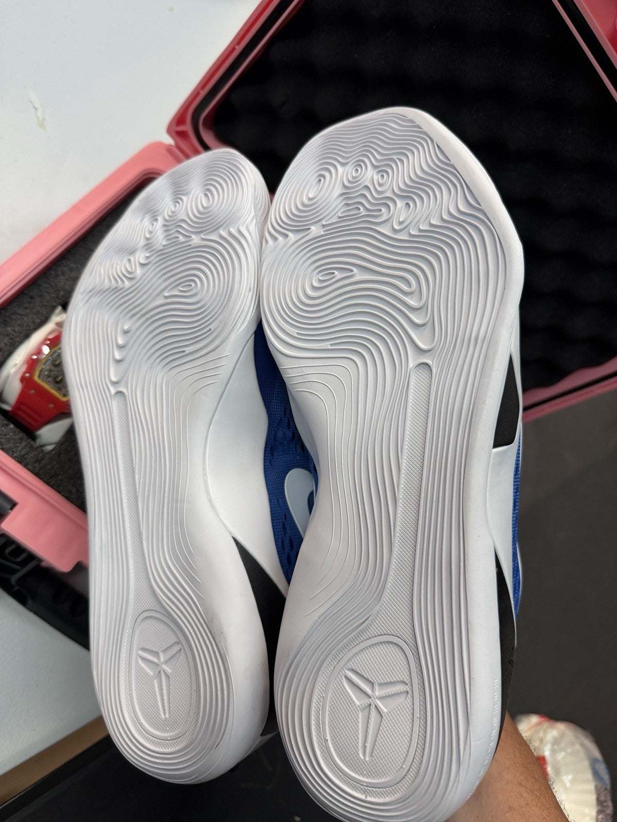 Size 15 - Nike Kobe 9 Elite Low EM Protro Game Royal White (NO LID) IH1401-400