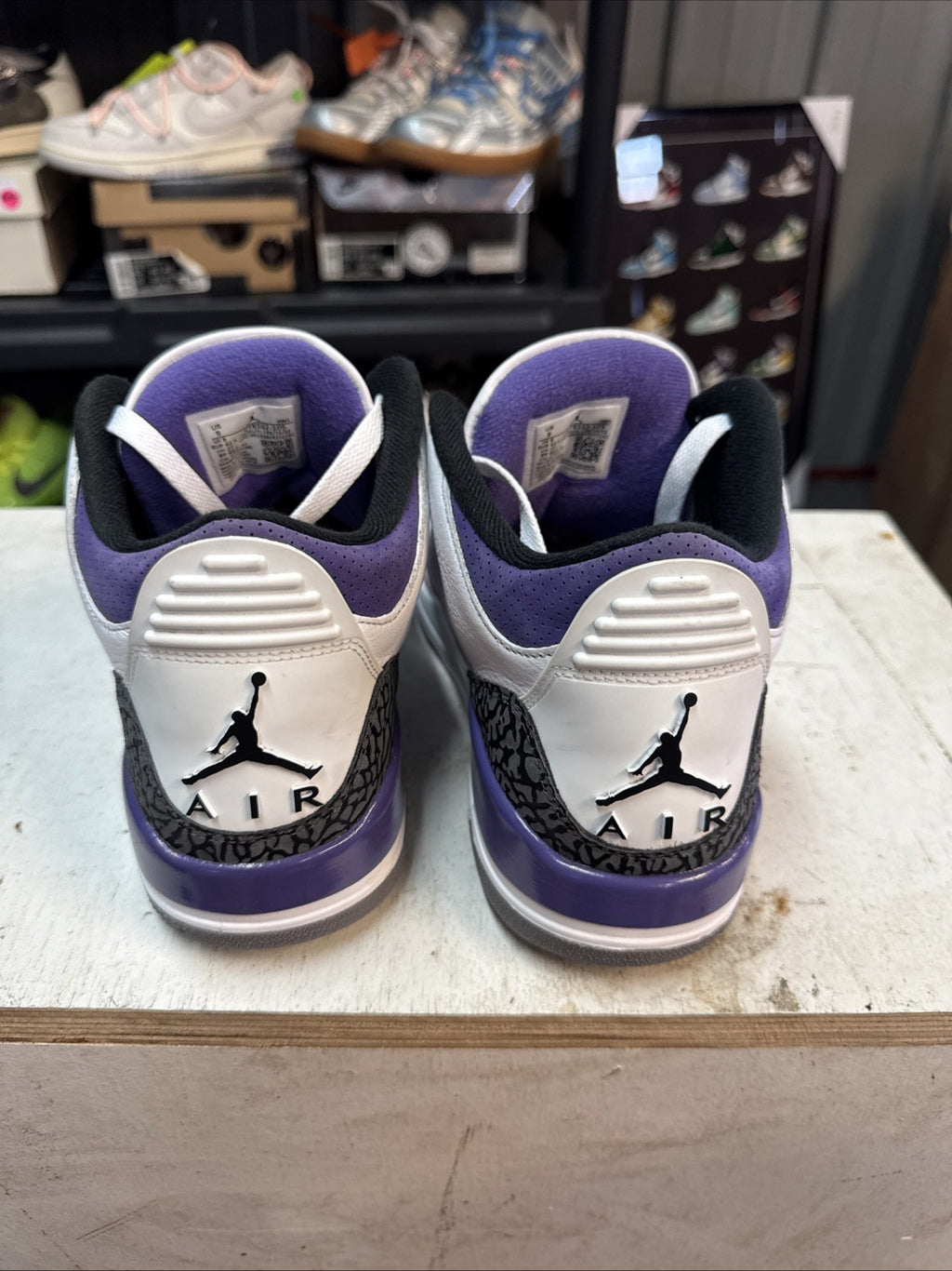 Mens Size 9 - Nike Jordan 3 Retro Mid Dark Iris | Worn Once - Replacement Box