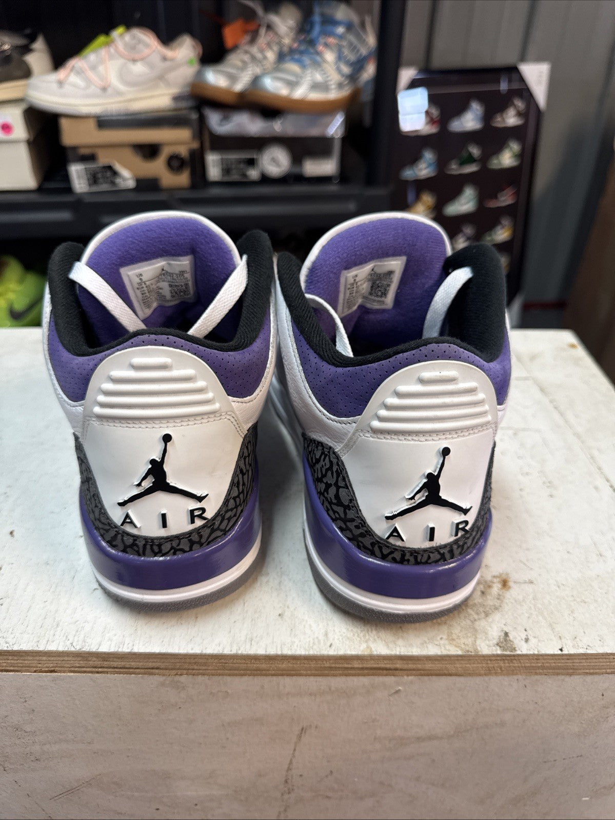Mens Size 9 - Nike Jordan 3 Retro Mid Dark Iris | Worn Once - Replacement Box