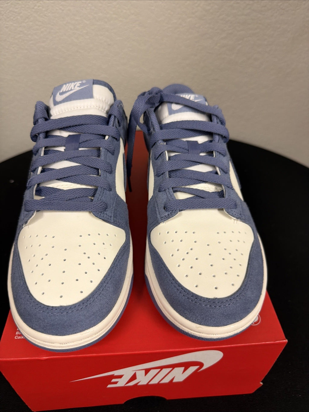Size 8.5 - Nike Dunk Low Mini Swoosh - World Indigo W