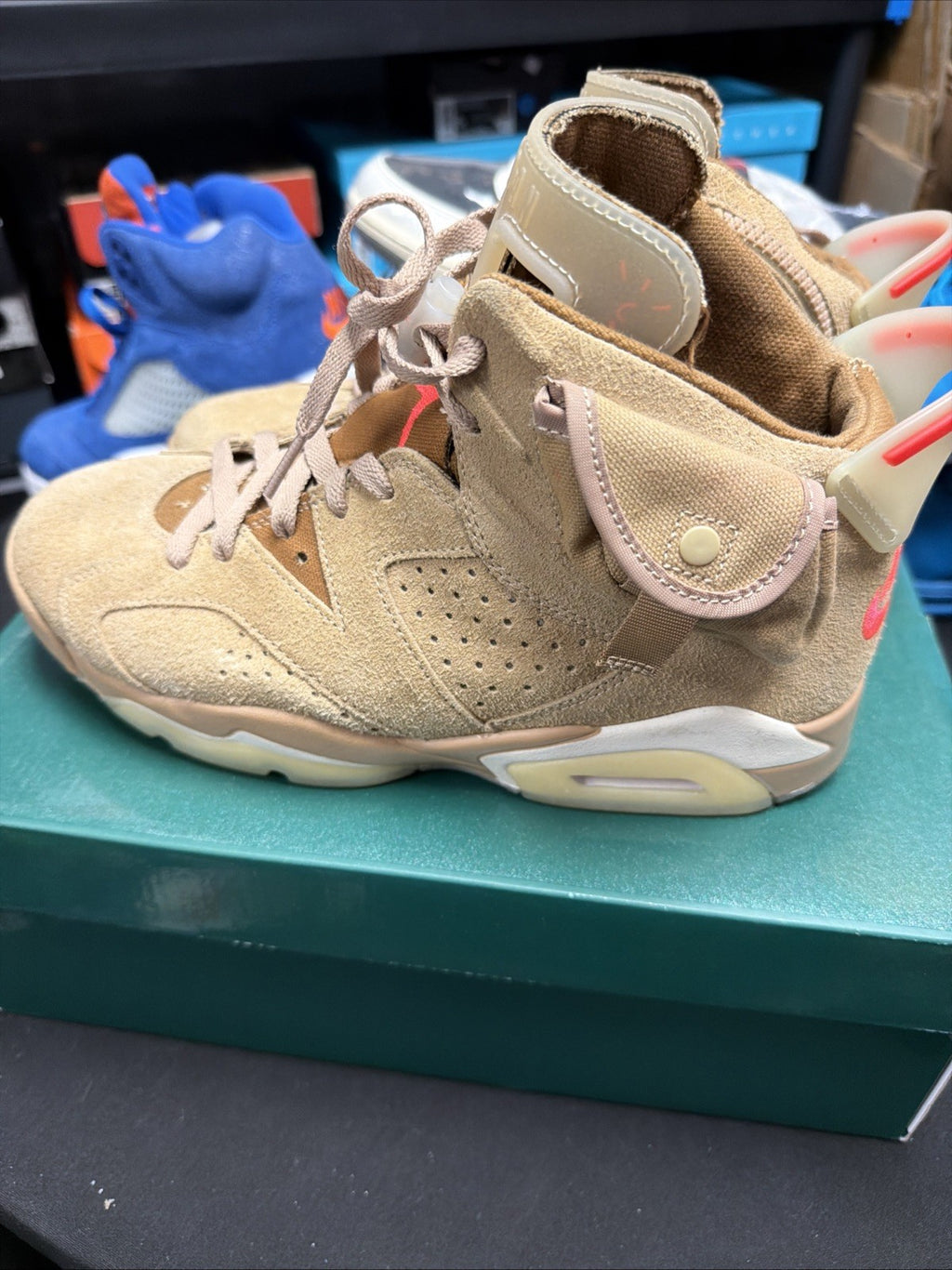 Nike Air Jordan 6 VI Retro Travis Scott "British Khaki" Sz 9 US DS DH0690-200