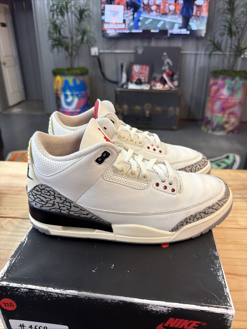 Air Jordan 3 Retro White Cement Reimagined 2023 Style # DN3707-100 Size 11