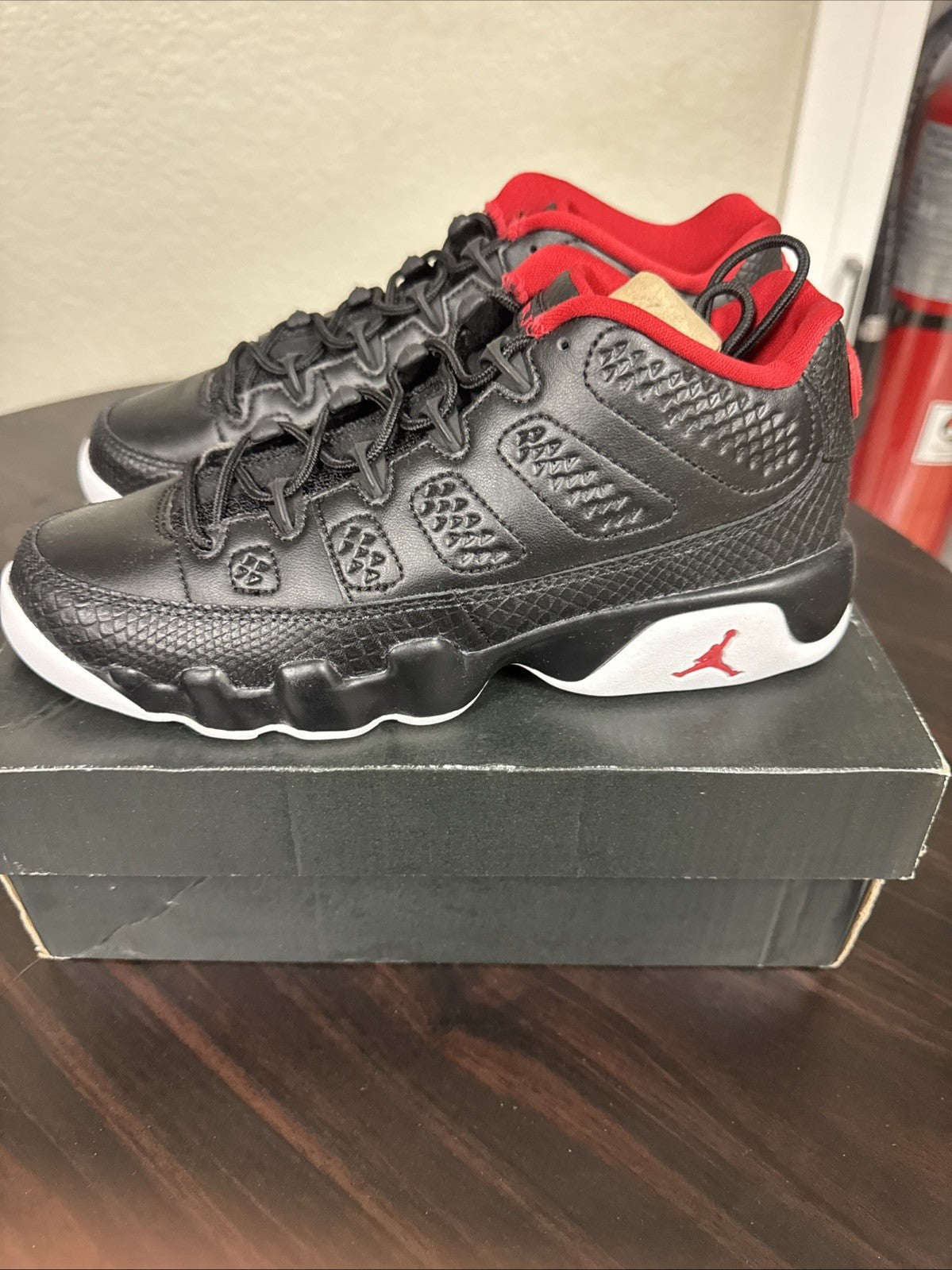 Size 5Y - Air Jordan 9 Retro Low BG 'Snakeskin'