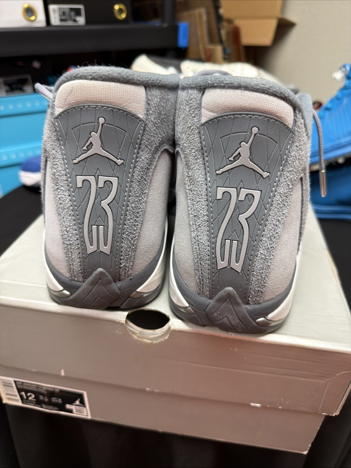 Size 12 - Nike Air Jordan 14 Retro Flint Grey with Receipt FJ3460-012