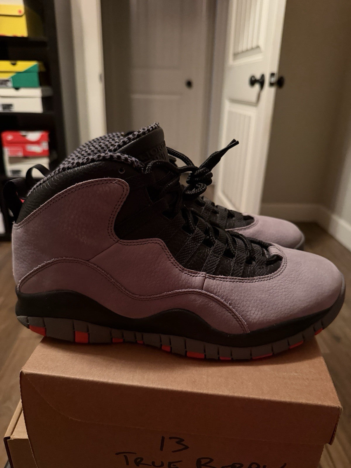 Nike Air Jordan 10 Retro LOOK SEE Sample Taiwan SP14 Cool Grey Infrared Size 9