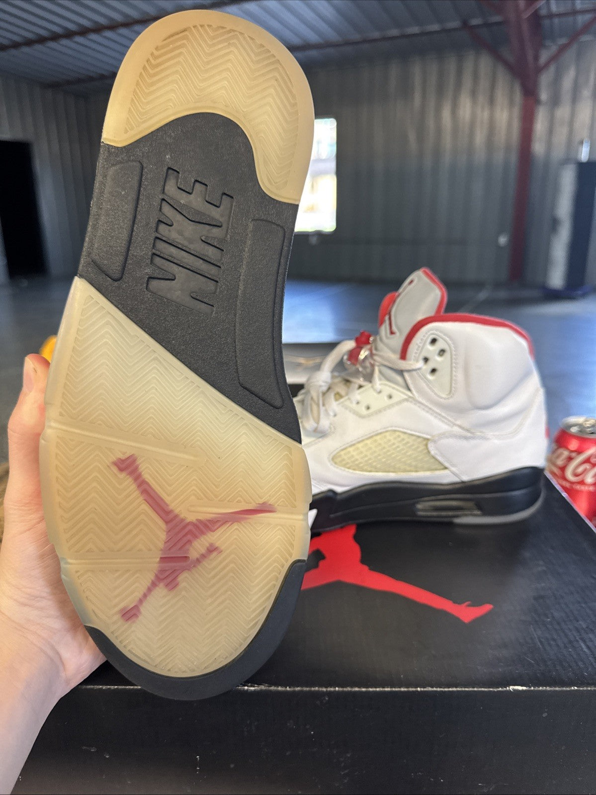 Nike AIR JORDAN 5 FIRE RED MENS 11.5 | Barely Worn