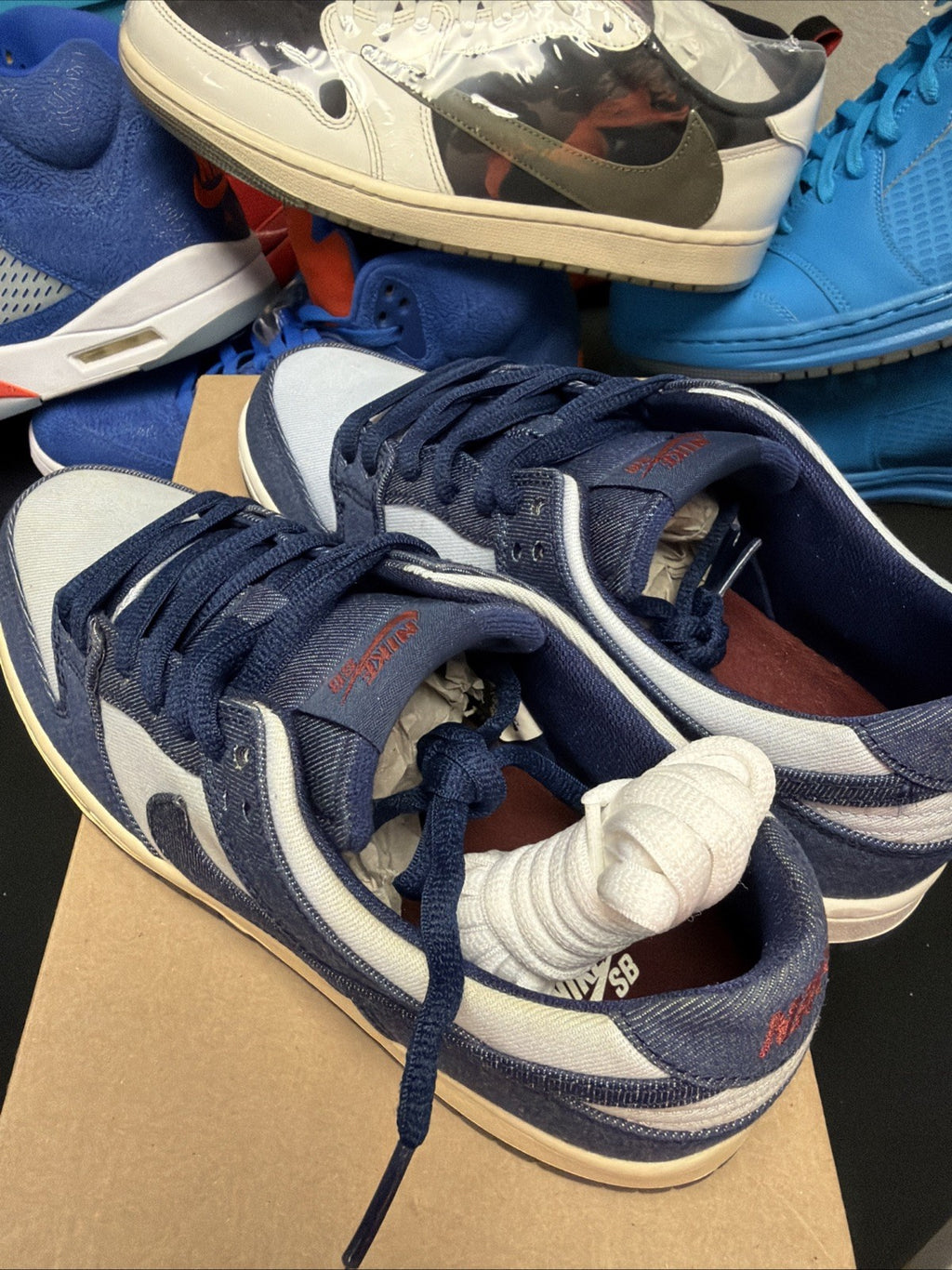 Nike SB Zoom Dunk Low Pro Binary Blue Size 9