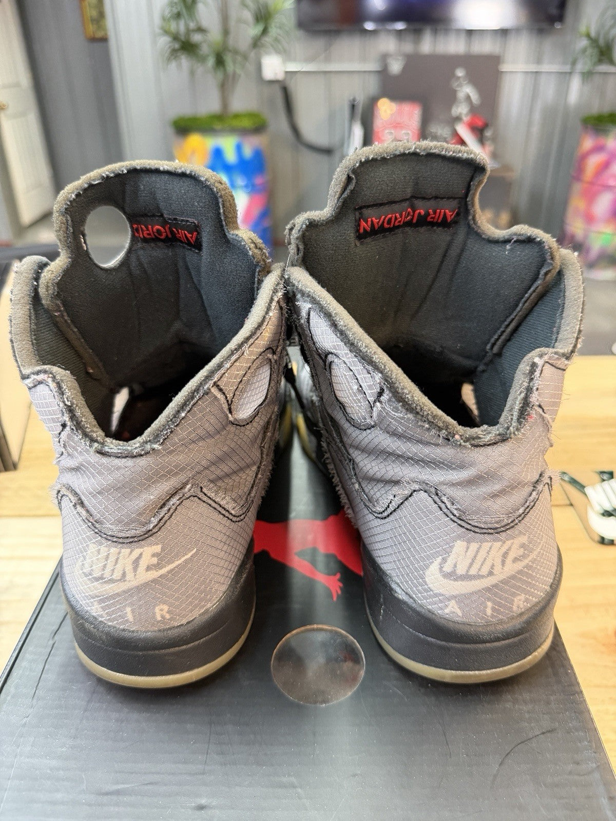Jordan 5 Retro Off-White Muslin, Size 8, Pre-Owned