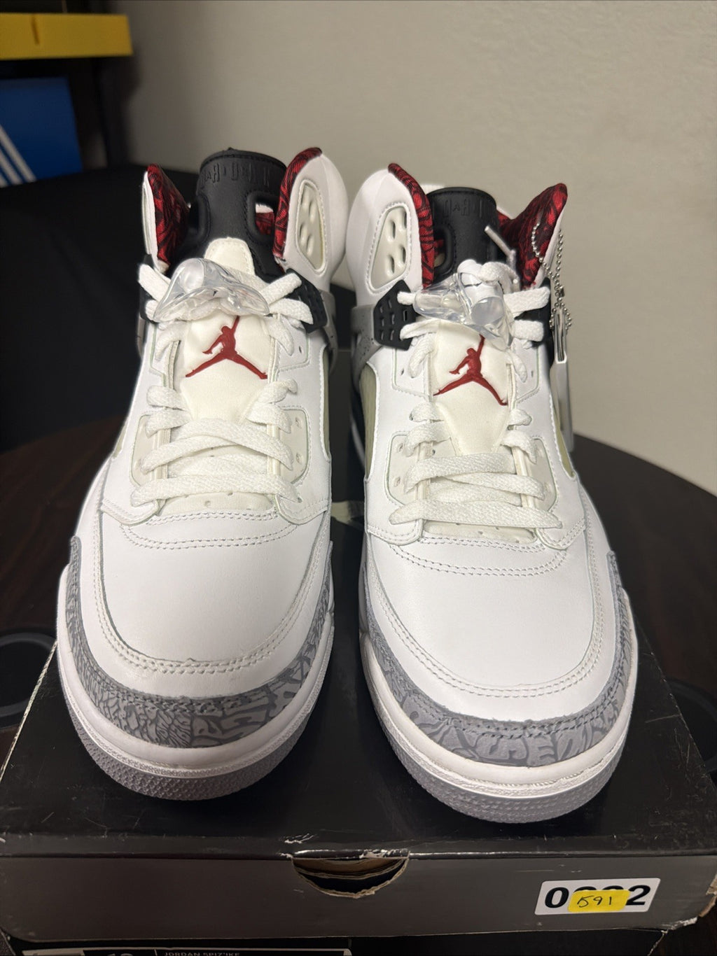 NEW Nike Air Jordan Spizike Cement Grey Size 10 315371-101
