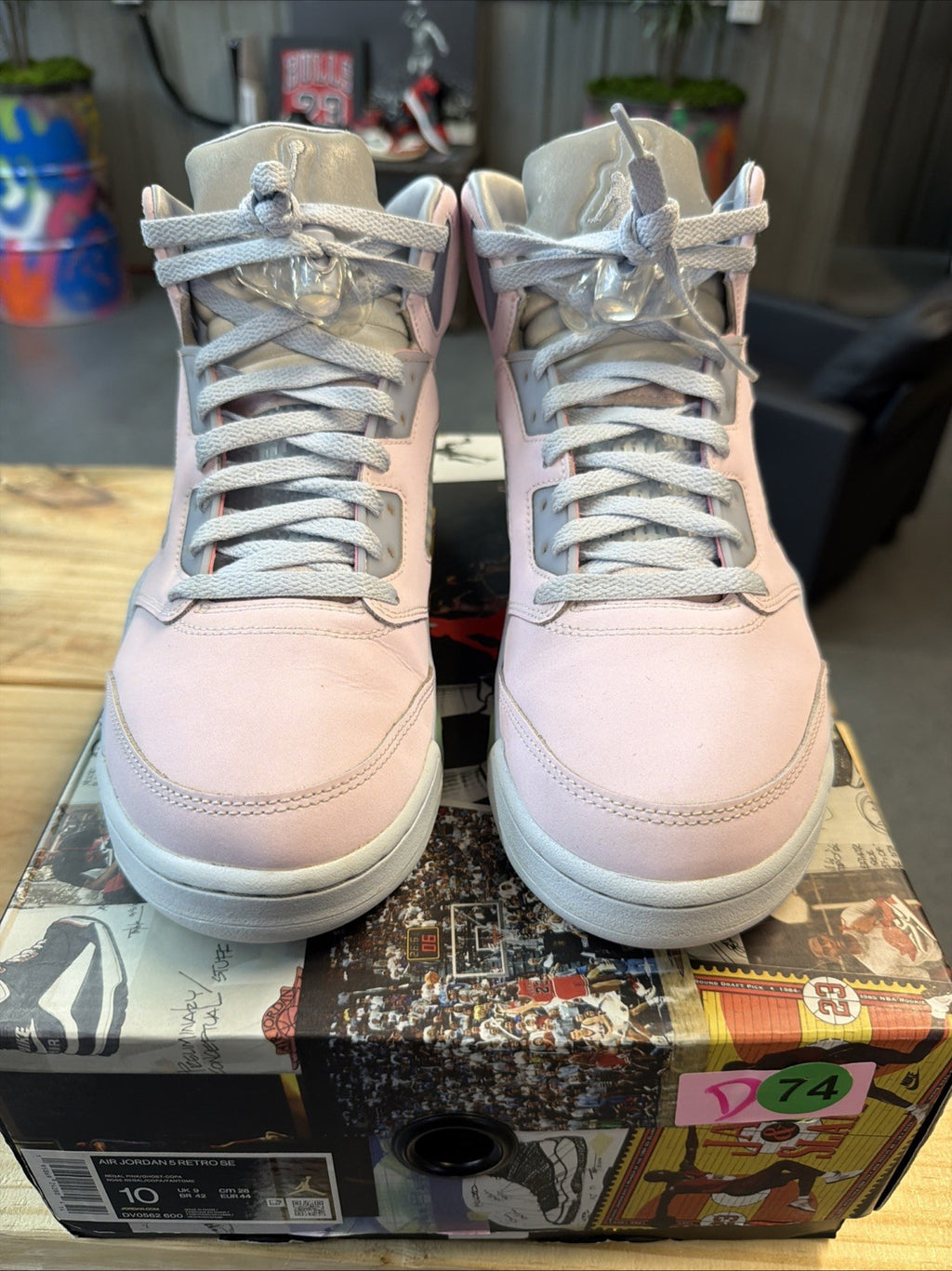Air Jordan 5 Retro Se Ester Pink DV0562-600 Men’s Size 10 Used Quick Shipping