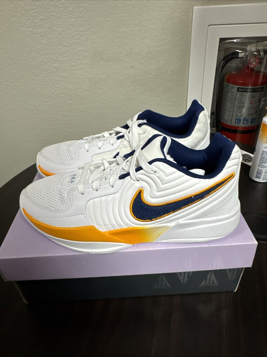 Size 7y - Nike Ja 2 Murray State Shoes White Blue Basketball
