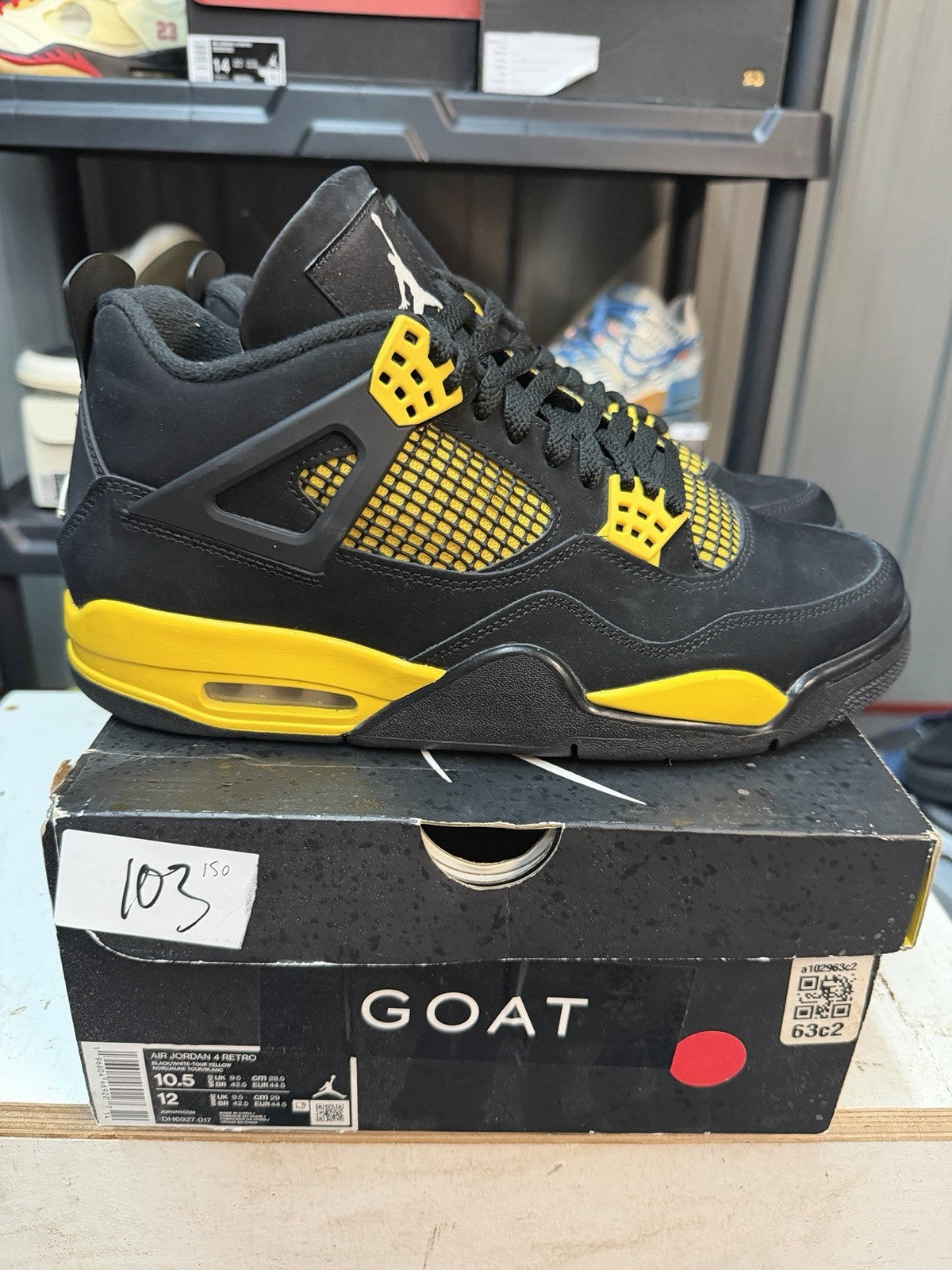 Size 10.5 - Jordan 4 Retro Mid Thunder