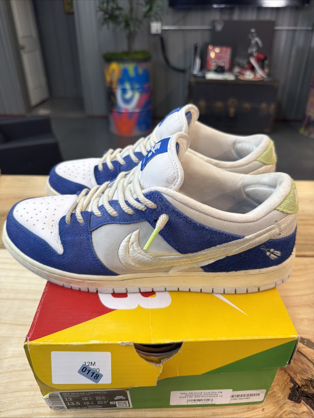 Nike SB Dunk Low Fly Streetwear Gardenia - Size 12 - DQ5130-400