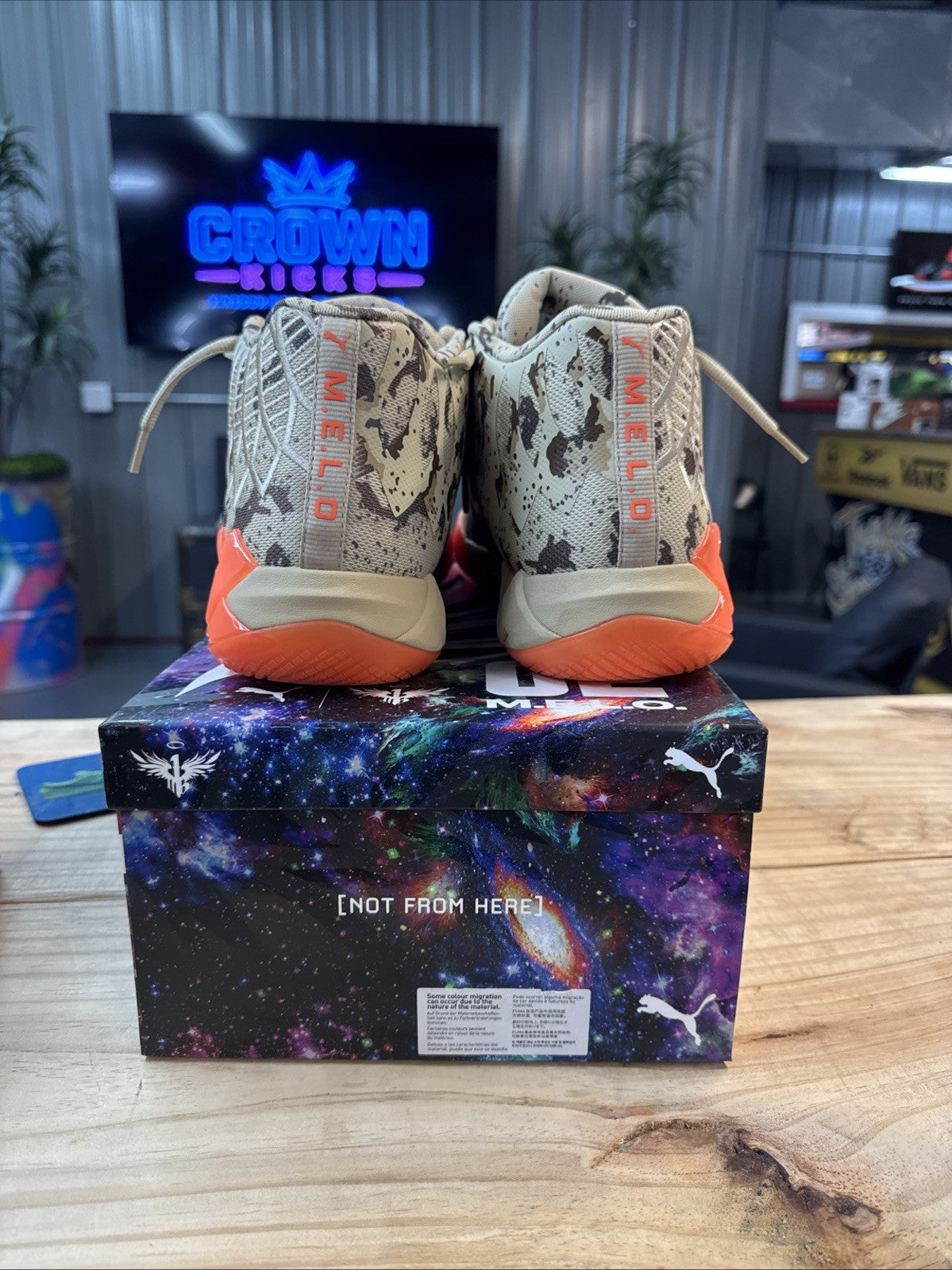 Size 14 - PUMA MELO MB.01 Digital Camo | Wore Once