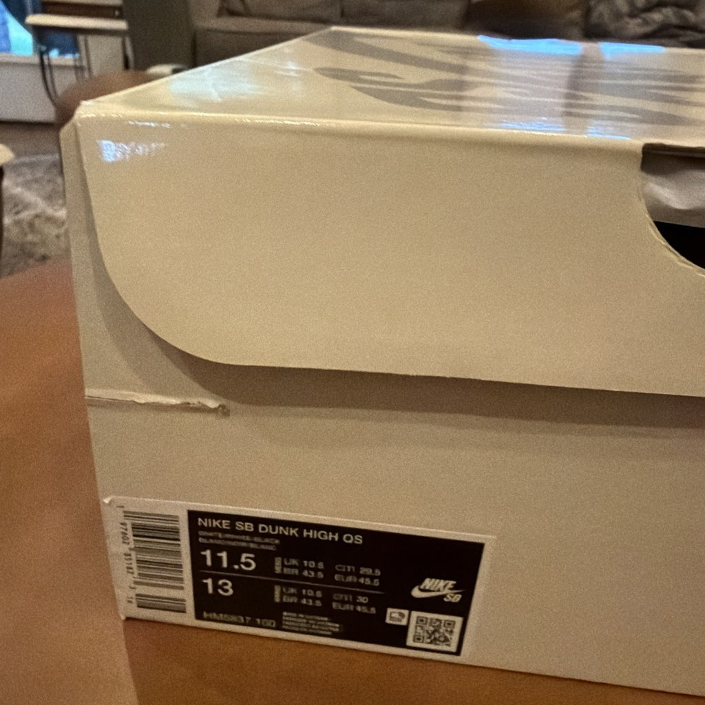 NIKE SB DUNK HIGH ANTIHERO SKATEBOARDS SIZE 11.5 PREOWNED