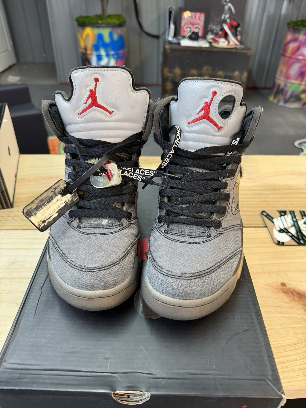 Jordan 5 Retro Off-White Muslin, Size 8, Pre-Owned