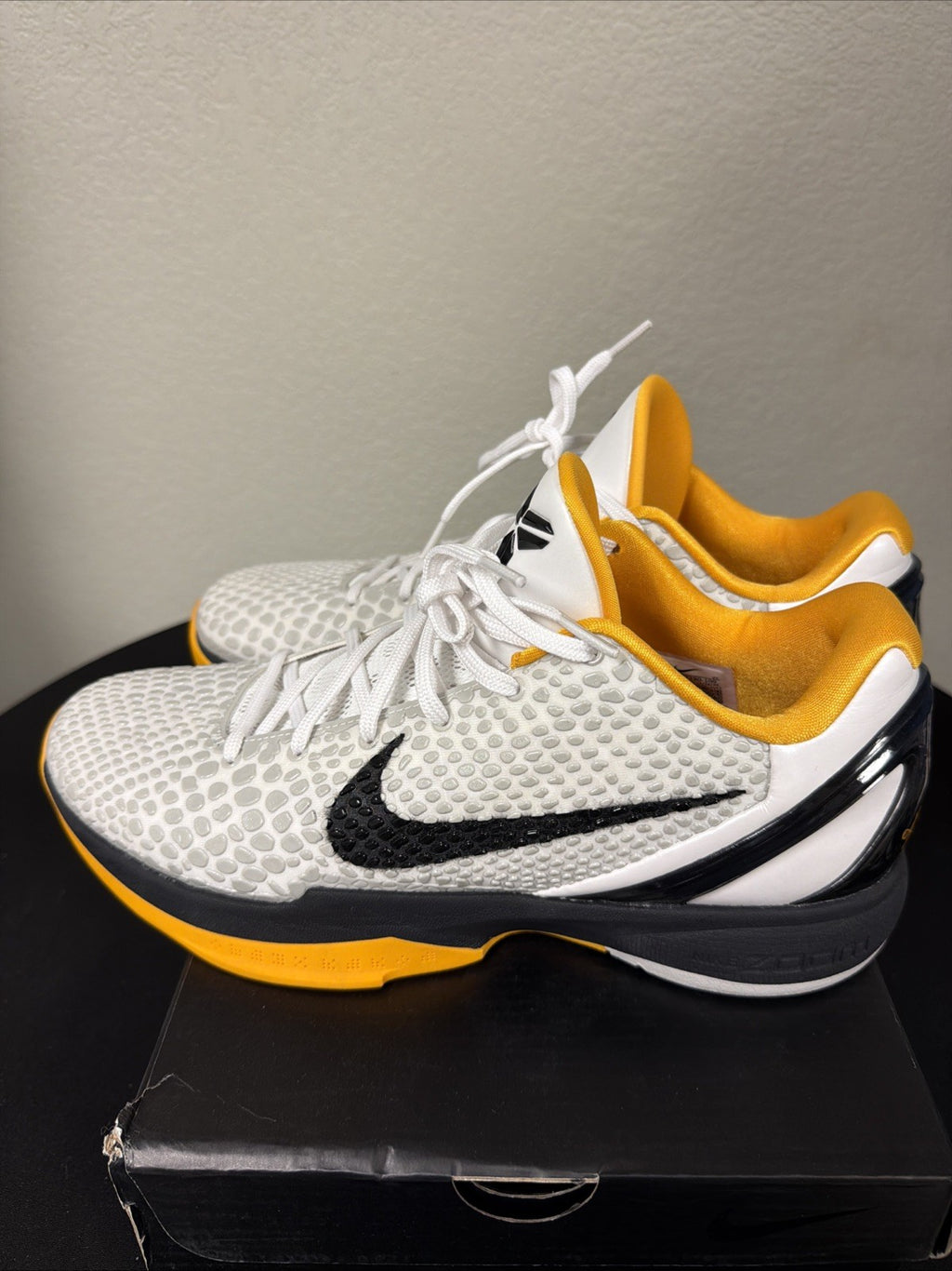Nike Kobe 6 Protro White Men's Size 12 Del Sol 2021 CW2190-100