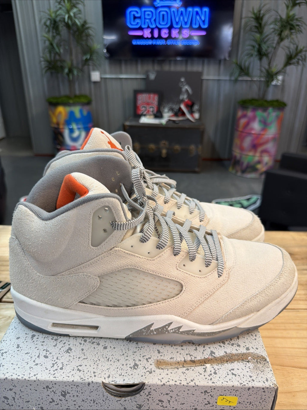 Air Jordan 5 Retro "CRAFT LIGHT OREWOOD" 2023 - Size 16 - Used with Box