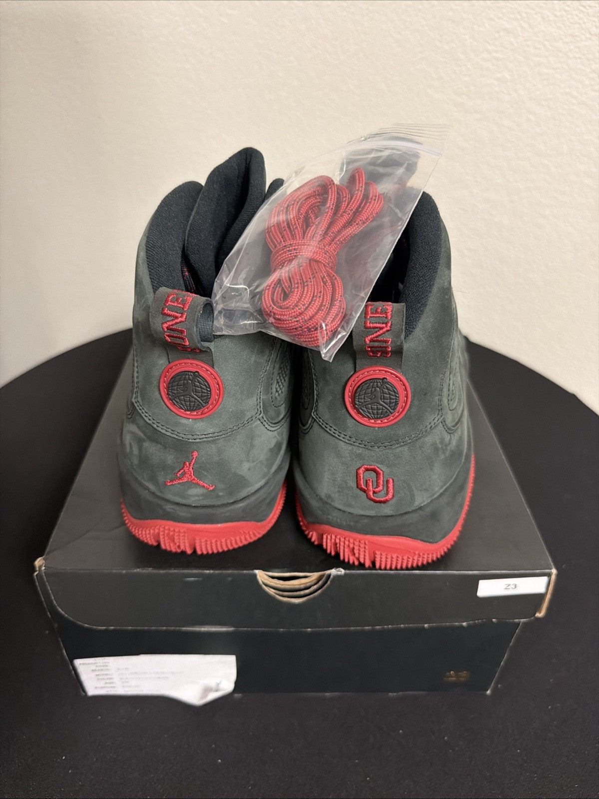 Jordan 9 Oklahoma Sooners Sample/PE Size 15